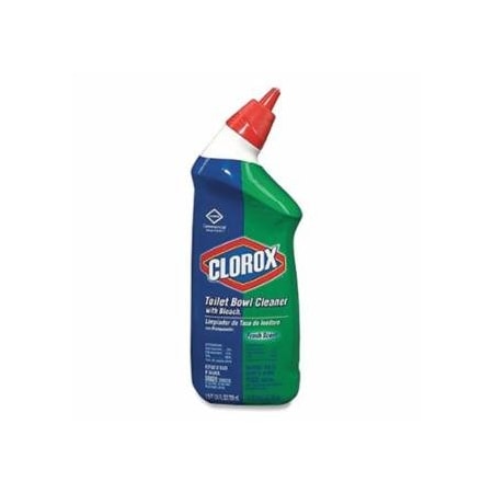 Clorox Toilet Bowl Cleaner with Bleach, 24 oz, Bottle, Fresh Scent, 12PK 863-OC00031