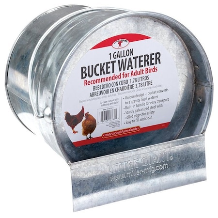 Miller Mfg Galvenized Bucket Waterer 167611
