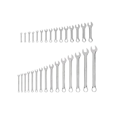 Tekton Stubby and Standard Length Combination Wrench Set, 30-Piece (1/4 - 1 in.) WCB90910