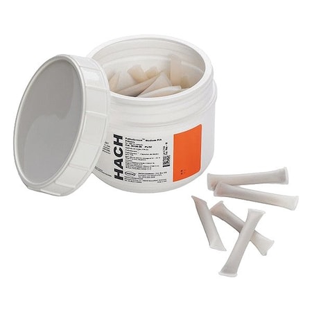 Hach Powder Pillows, 100 mL, Pack, PK50 2610696