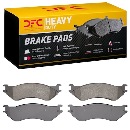 Dfc Heavy Duty Disc Brake Pad Set,  1214-0702-10