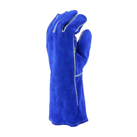 Ironcat Premium Grade Split Cowhide Leather Welder's Glove with Cotton Lining, Left Hand Only 945LHO