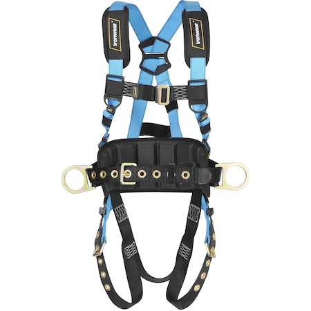 Ironwear Full-Body Harness w/ 3 D-Rings, Back Support Belt and Shoulder Pads 2XLarge-3X-Large 2150-2XL-3XL