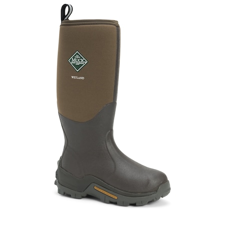 Muck Boot Co Men's Wetland Tall Rubber Boot, 17 in Height, Brown, 12 WET-998K-TN-120