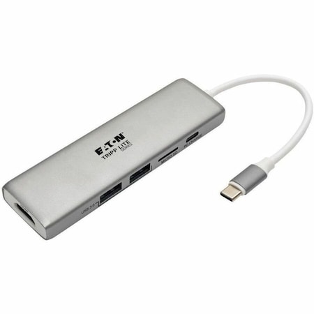 Tripp Lite USB C DOCKING STATION 4K at 30HZ W/USB HUB HDMI MICRO SD CHARGING U442-DOCK10-S