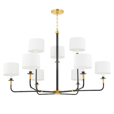 Hudson Valley Lighting Paramus 8 Light Chandelier 48 In. Aged Old Bronze 9148-AOB