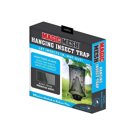 Magic Mesh Hanging Insect Trap Mesh/Plastic/Stainless Black MM721006