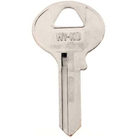Hy-Ko Key Blank, Brass, Nickel, For: Corbin Russwin Cabinet, House Locks and Padlocks 11010CO10