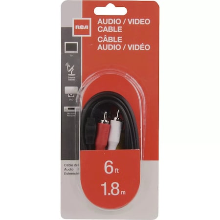 Rca 6 Ft. Black Audio/Video Dubbing Cable VH84R1