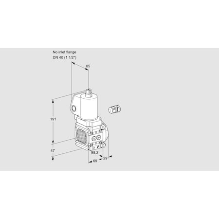 Honeywell Kromschroder VAS2-/40R/NWSL KS88030074
