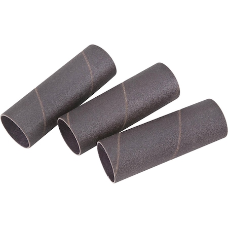 Grizzly 1-1/2" Dia. x 4-1/2" A/O Hard Sanding Sleeve, 100 Grit, 3PK H5447
