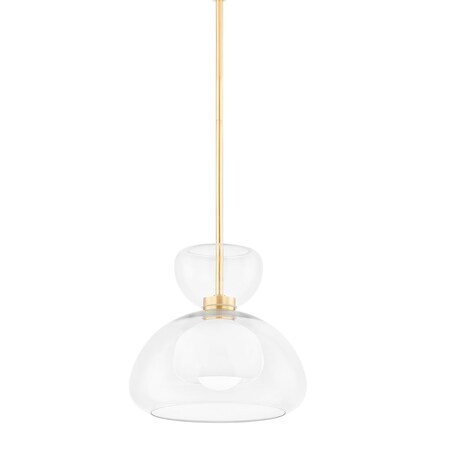 Mitzi Home Ec. X Cortney 1 Light Pendant 7.75 In. Aged Brass H813701-AGB