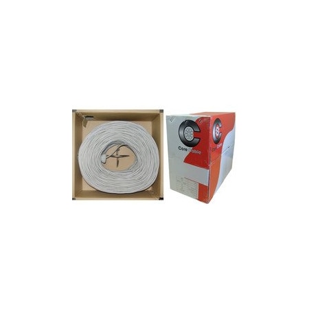 Cable Wholesale Security/Alarm Wire, Gray, 18/6 (18AWG 6 Conductor), Stranded, CM / Inwall rated, Pullbox, 500 foot 10K5-06212SF