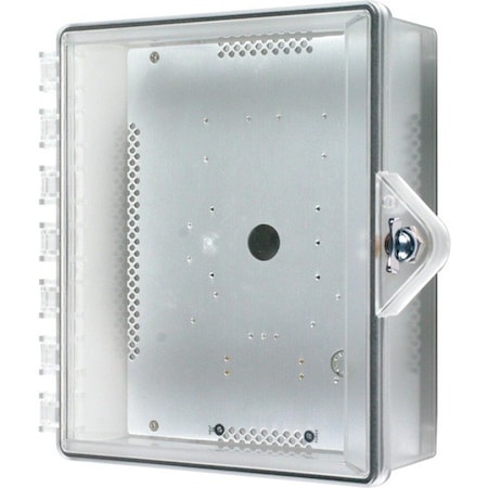 Safety Technology International Enclosure, Polycarbonate, Surface Mount, 11 7/8 in W x 4 7/8 in H x 12 in D, Clear STI-7521-HTR