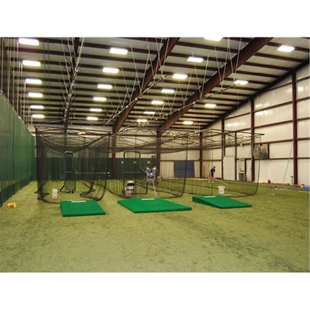 Gared Sports 1.25 in. Batting Cage with Square Mesh Net, 10 in. 4081-55