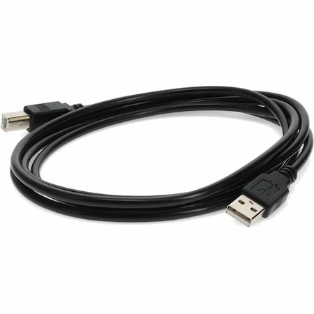 Add-On 9M USB 2.0 A MALE TO USB 2.0 B MALE BLACK CABLE USBEXTAB9M