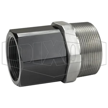 Dixon FloMAX Standard Diesel Fuel Swivel, 1-1/2 in Nominal, MNPT x FNPT End Style, SS, Domestic FNS2