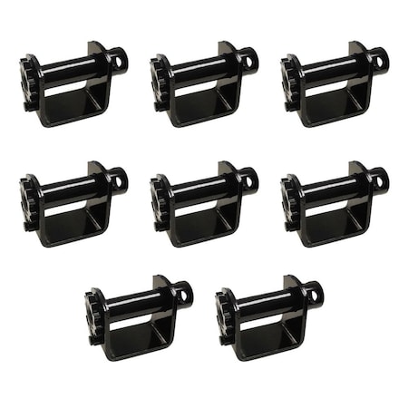 Mytee Products Weld On Winch for Flatbed Truck Trailer- Strap Binders Tie Down Cargo Standard, 8PK WinchWeldx8