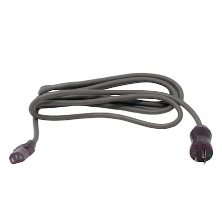 Electri-Cord Power Cord, 10 Ft. 18/3 NEMA 5-15P Plug And IEC320 Connector, 10 A 113896