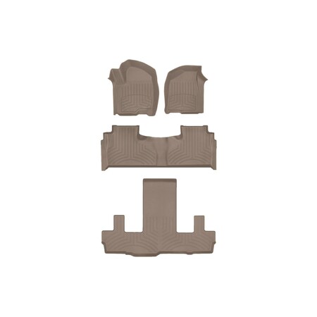 Weathertech Tan, Front and Rear and Rear FloorLiner HP 451632-1-2-5IM