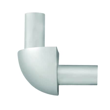 M-D Building Products 5/16 in. Bright Clear Aluminum Bullnose Outside Corner 32022