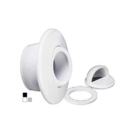 Custom Molded 2 x 1.25 in. Eye Aussie Insider, White CMP25559200000