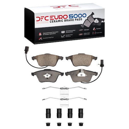 Dfc 5000 Euro Ceramic Disc Brake Pad Set, 1600-0915-12