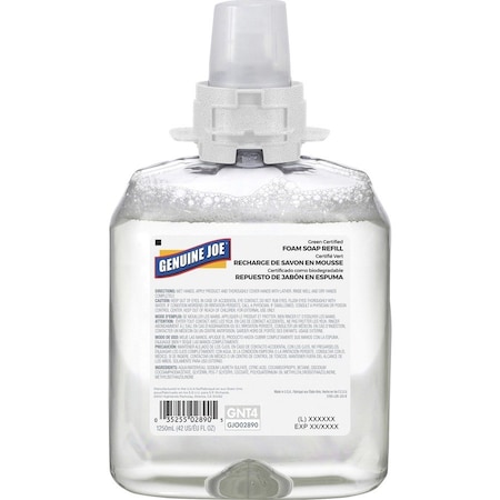 Genuine Joe Green Certified Soap Refill, No Color GJO02890