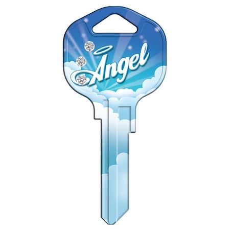 Hy-Ko KW1 KEYBLANK ANGEL BLING 16005KW1-ANBL