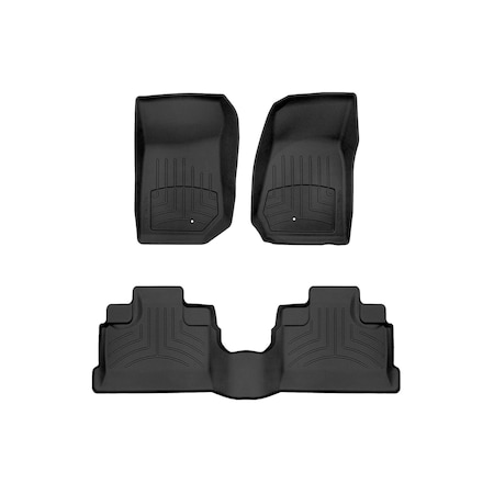Weathertech Black, Front and Rear FloorLiner HP 44105-1-2IM