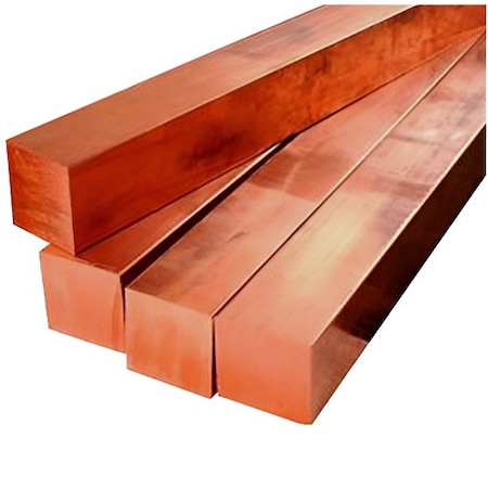Southern Copper C18200 Chromium Copper CL2 Square Bar 0.5 in Thickness & Width 48.0 in Length C18200SQ500-48