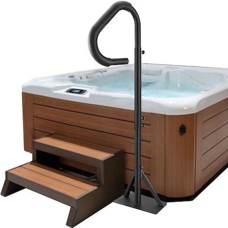 Vevor Hot Tub Handrail Spa Side Handrail 360 Rotatable 48"-63" Adjustable Height H10263-63