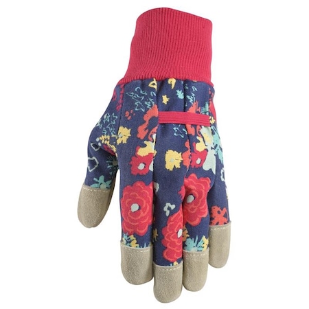 Wells Lamont Women's Indoor/Outdoor Liberty Print Gardening Gloves Multicolored S 1 pair 4180S-925