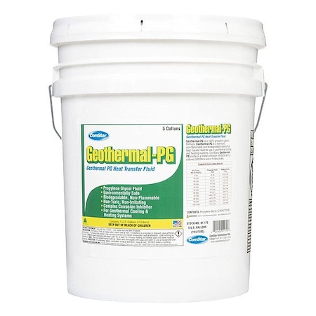 Comstar Heat Transfer Fluid, Neutral, Green, Pail 01-170