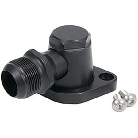 Allstar Performance Billet Aluminum -20 AN Water Neck, Black Anodized ALL30373