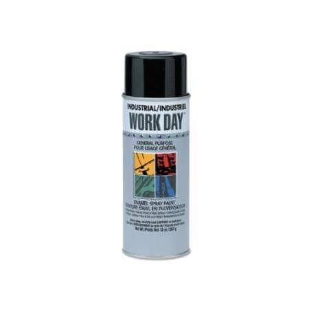 Krylon Industrial Industrial Work Day, Enamel Paint, 10 oz Aerosol Can, Gray, 12PK 425-A04405007