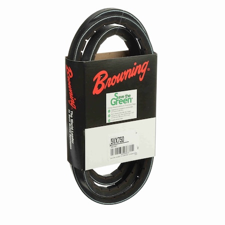 Browning EPDM Notched Belt 98% Efficient - 5VX750 5VX750
