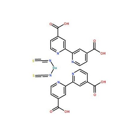 Ak Scientific Bis(isothiocyanato)bis(2, 2'-bipyridyl-4, 4'-dicarboxylato)ruthenium(II) (25mg), CAS 141460-19-7 7459AL-25mg