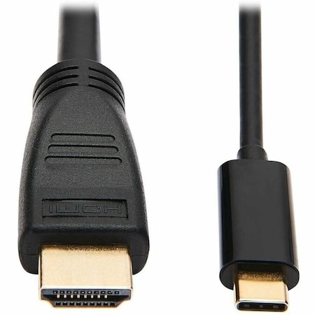 Tripp Lite USB C to HDMI Adapter Cable USB 3.1 4K at 60Hz M/M USB-C Black 15ft U444-015-H4K6BM