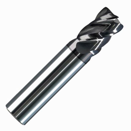Monster Tool 4 Flute Medium Length End Mill, Corner Radius, 1/2in dia, .030 Radius, ALTiCrN Finish 284-000676