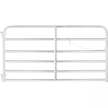 Tarter 50'' H.x8 ' L.x1-3/4'' Tube Diameter Galvanized Tube Gate 6GG8