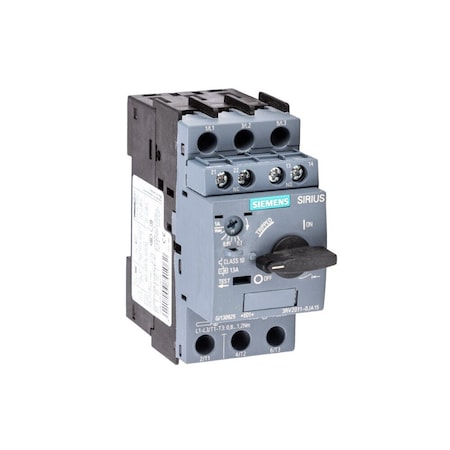 Siemens Circuit breaker size S00 for motor protection CLASS 10 A-release 0.7.1 A 3RV2011-0JA15