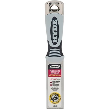 Hyde Knife Putty Stl Stiff 1-1/4In 06258