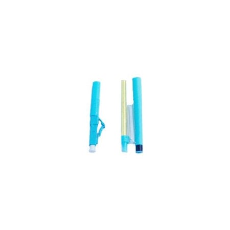 Cable Wholesale LC/PC OM3 50um Fiber Optic Splice Connector, 3.0/2.0/1.6mm Aqua boot, 900um fiber stub, 10PK 31F1-51610