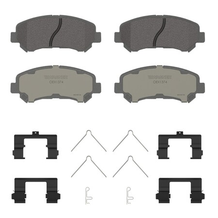 Wagner Brake OEX Front Disc Brake Pad Set Premium Ceramic, OEX1374