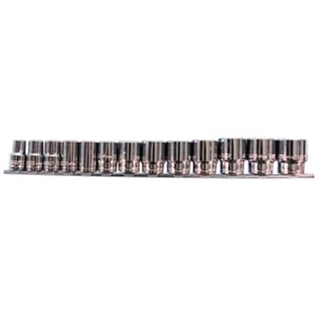K-Tool International SAE Shallow Socket Set, 13 pcs. KTI-23110