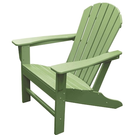 Newtechwood Atlantic Classic Curveback Mint Plastic Outdoor Patio Adirondack Chair P020-898