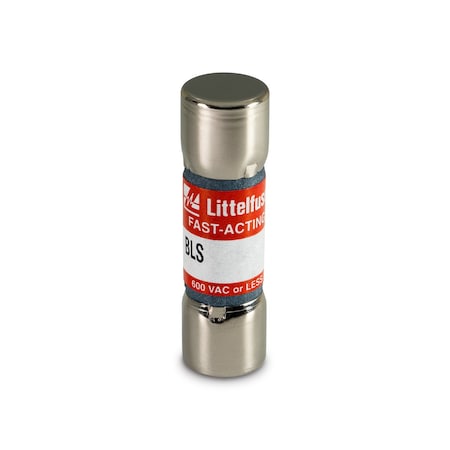 Littelfuse Midget Fuse, Fast-Acting, 1A, 600V AC, Non-Indicating, 10kA at 600V AC BLS001