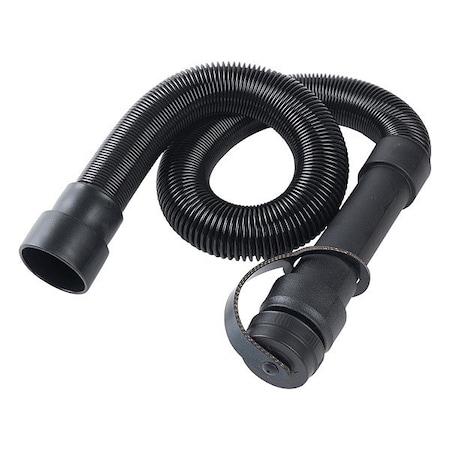 Tennant PVC material drain hose with drain cap 4038439
