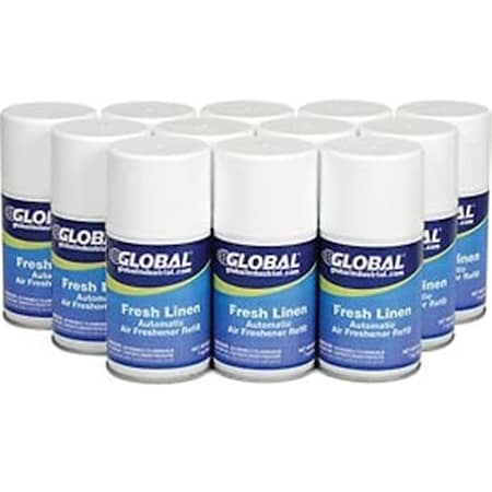 Big D 7 oz Automatic Air Freshener Refills with Fresh Linen Can - 12 Refills per Case 472GG